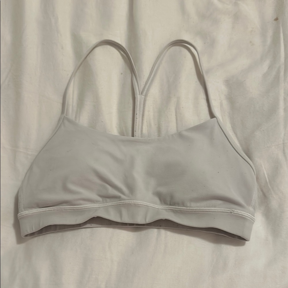 Lululemon Light Gray Sports Bra